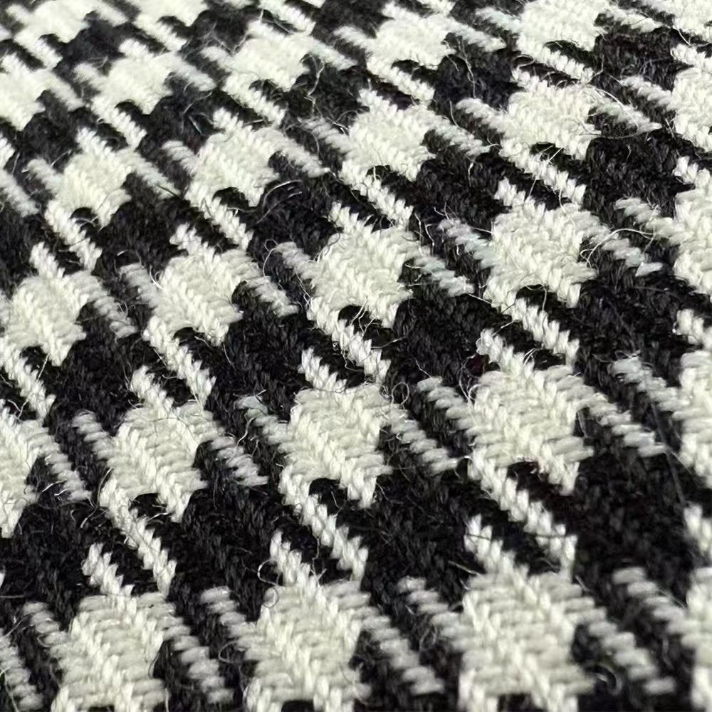 Black & White Houndstooth Center Seat Inserts for Porsche Carbon Fiber Bucket Seats (991 / 992 GT3 RS, 718 GT4 RS, 918)