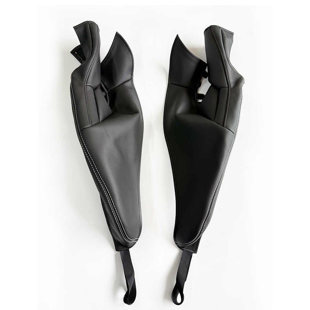 Side bolster protector set for Porsche 911(992.2) bucket seats——Chalk stitching
