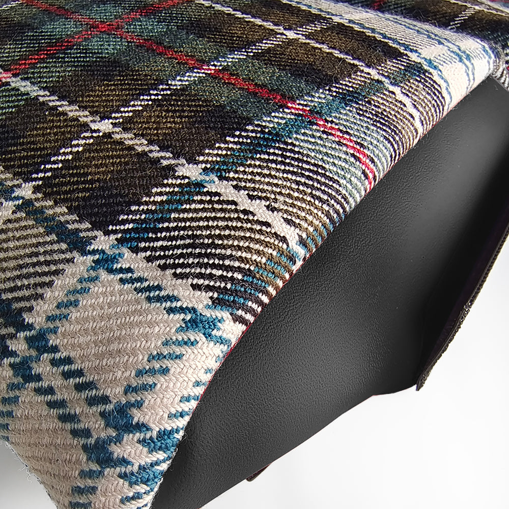 Vintage Tartan Plaid Center Seat Insert Cover (NO FOAM) for Porsche Folding Carbon Fiber Bucket Seats | Fit 911 997 991 992 718 981 987 GT3 GT4 GT2RS