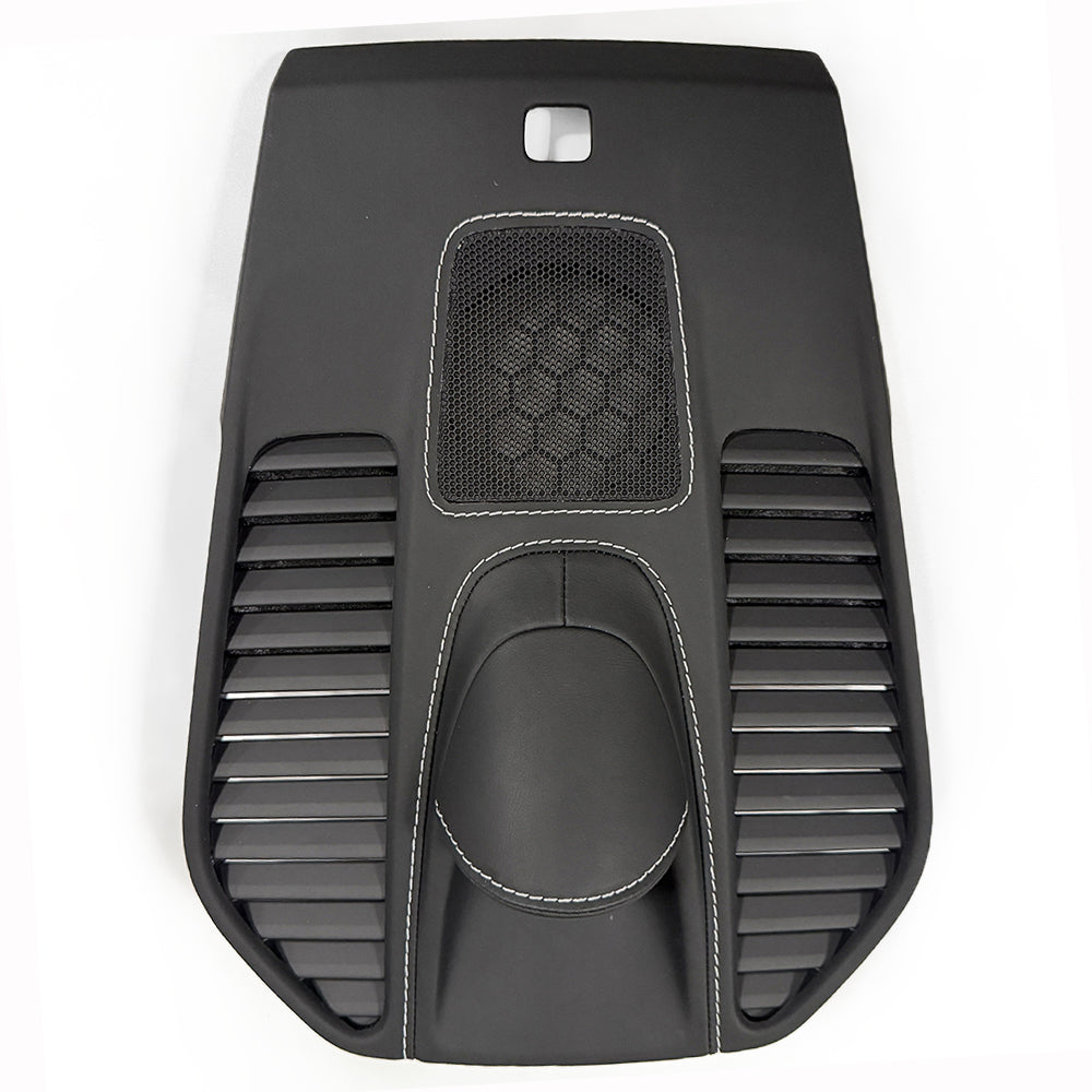Porsche 911 Leather Chronograph Cover – Black Leather with GT Silver Stitching (OEM Base Stopwatch Cover)