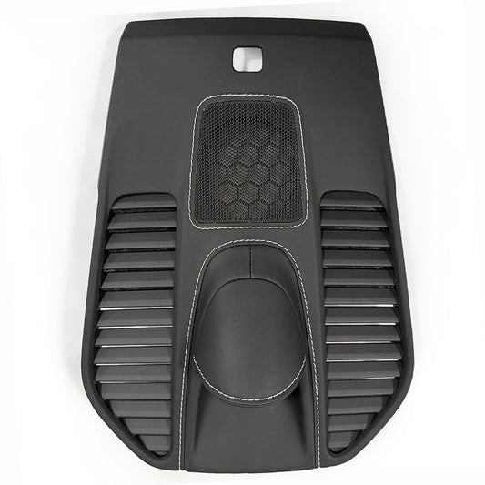 Porsche 911 Leather Chronograph Cover – Black Leather with GT Silver Stitching (OEM Base Stopwatch Cover)
