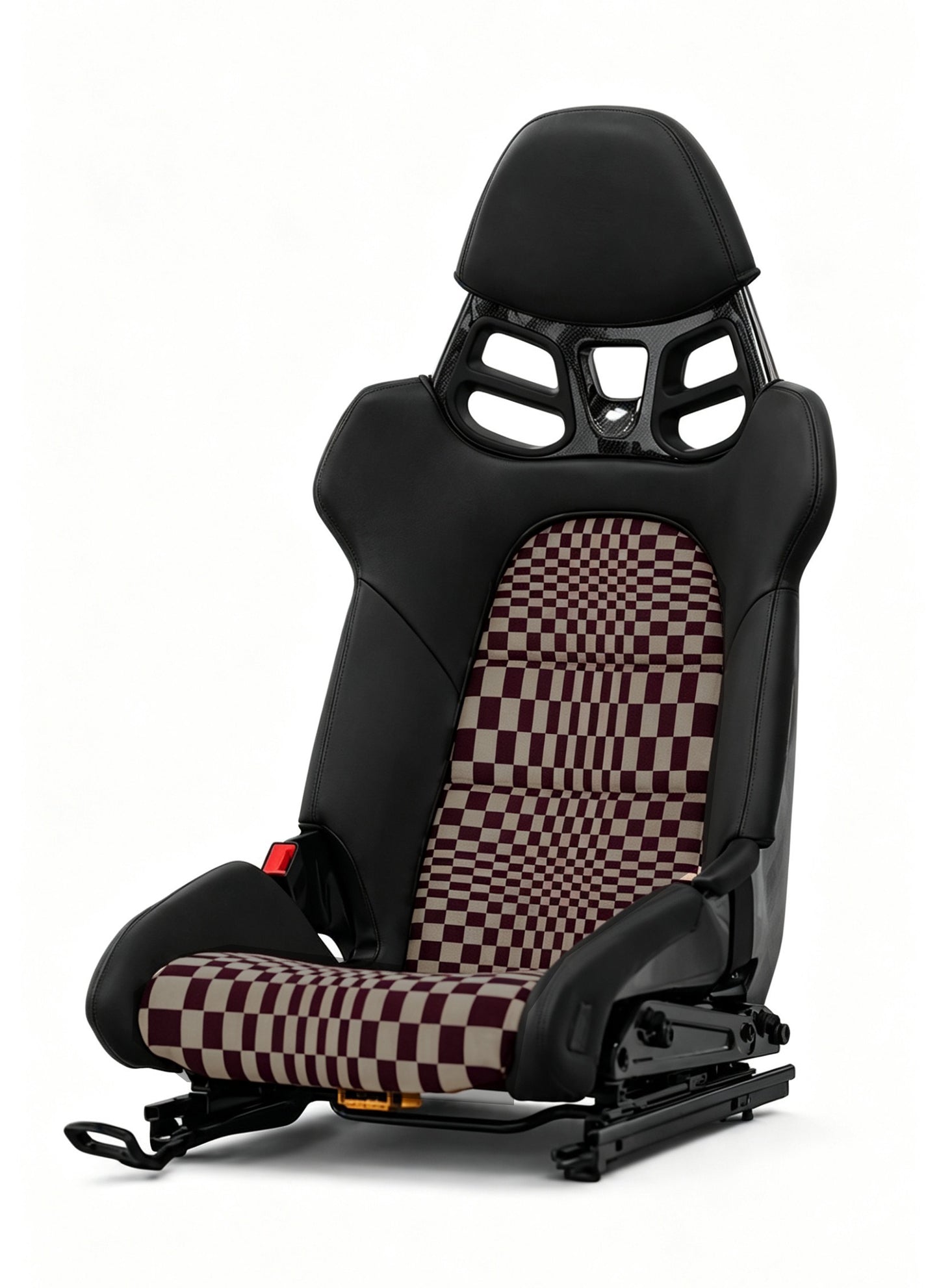 Pascha / Pasha Pattern Center Seat Inserts for Porsche Carbon Fiber Bucket Seats (991 / 992 / GT3 RS / 718 GT4 RS / 918 Spyder) – Classic Retro Motorsport Fabric