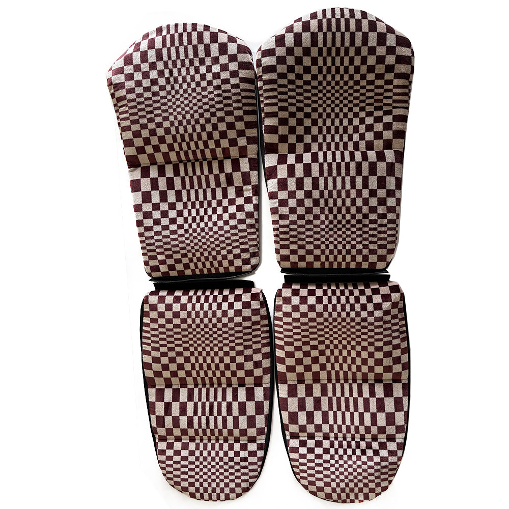 Pascha / Pasha Pattern Center Seat Inserts for Porsche Carbon Fiber Bucket Seats (991 / 992 / GT3 RS / 718 GT4 RS / 918 Spyder) – Classic Retro Motorsport Fabric