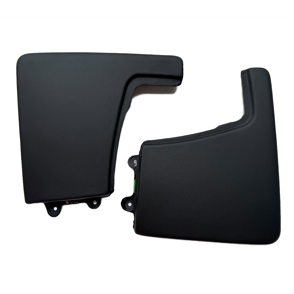 Porsche 997 GT3 RS / GT2 RS / Turbo S Center Console Trim – Black Leather, GT Silver Stitching