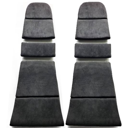 Carbon Black Alcantara Center Seat Insert Cover (NO FOAM) For Porsche Folding Carbon Fiber Bucket Seats | Fit All 911 996 997 987 981 991 992 Models