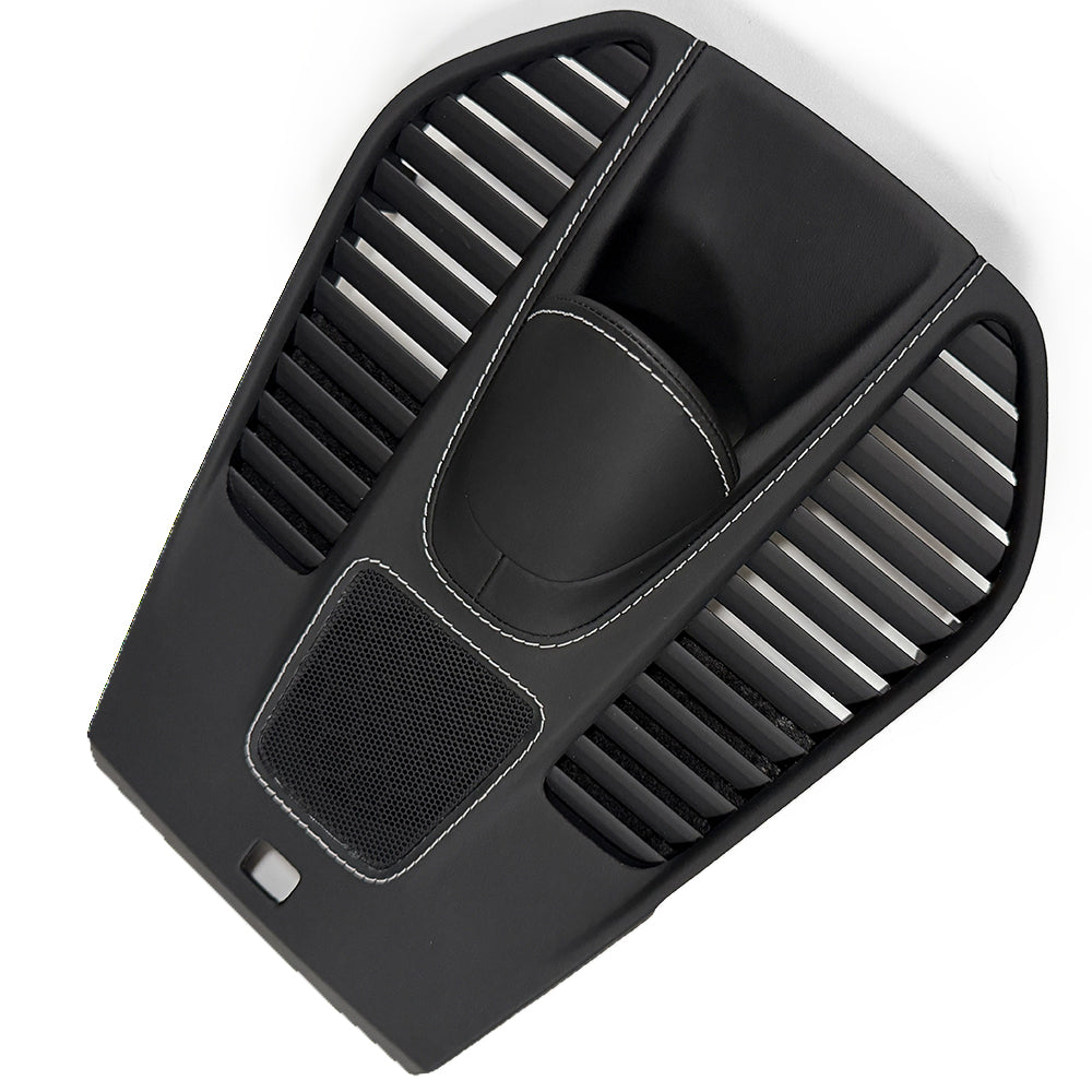 Porsche 911 Leather Chronograph Cover – Black Leather with GT Silver Stitching (OEM Base Stopwatch Cover)