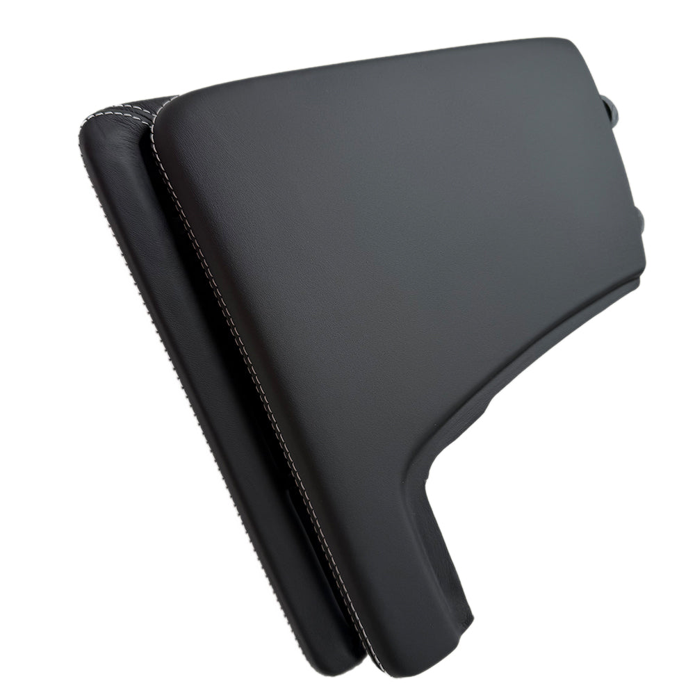 Porsche 997 GT3 RS / GT2 RS / Turbo S Center Console Trim – Black Leather, GT Silver Stitching