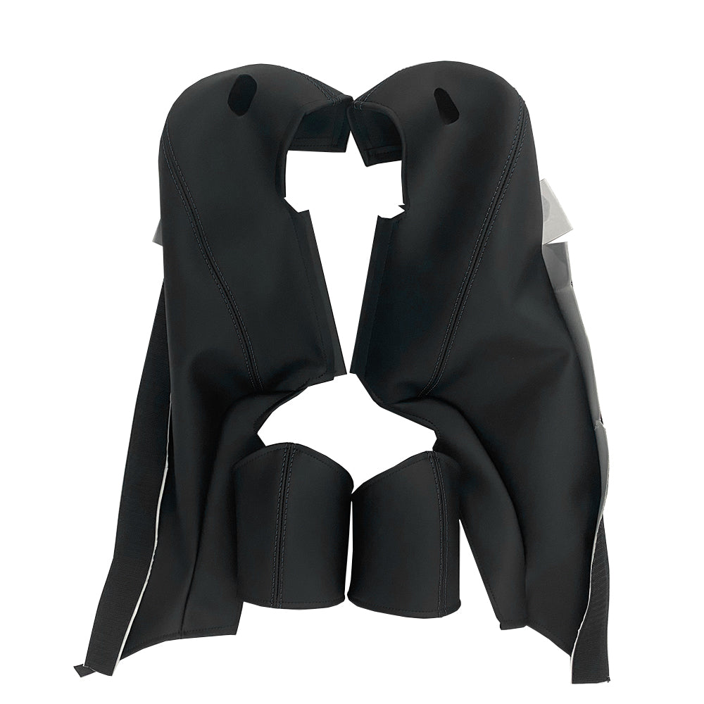 Side bolster protector set for Porsche 911/918 bucket seats——Black stitching