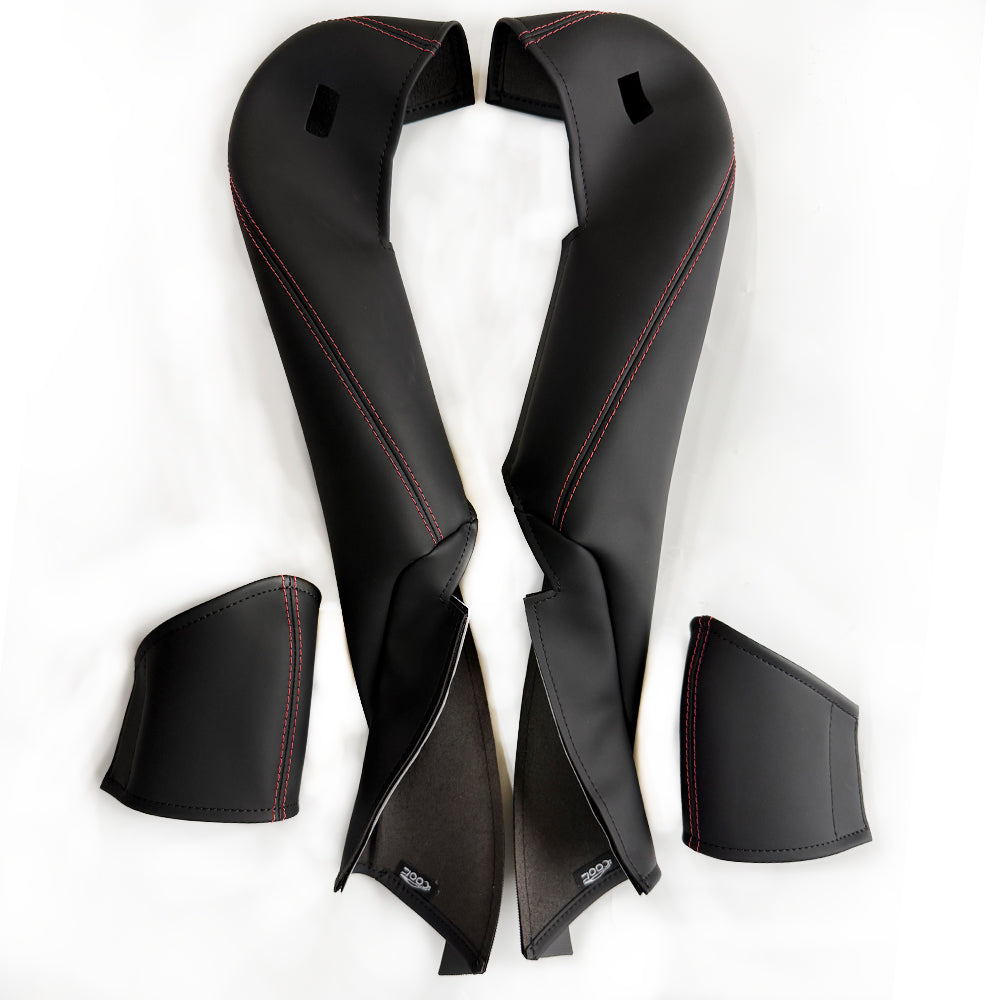 Side bolster protector set for Porsche 911/918 bucket seats