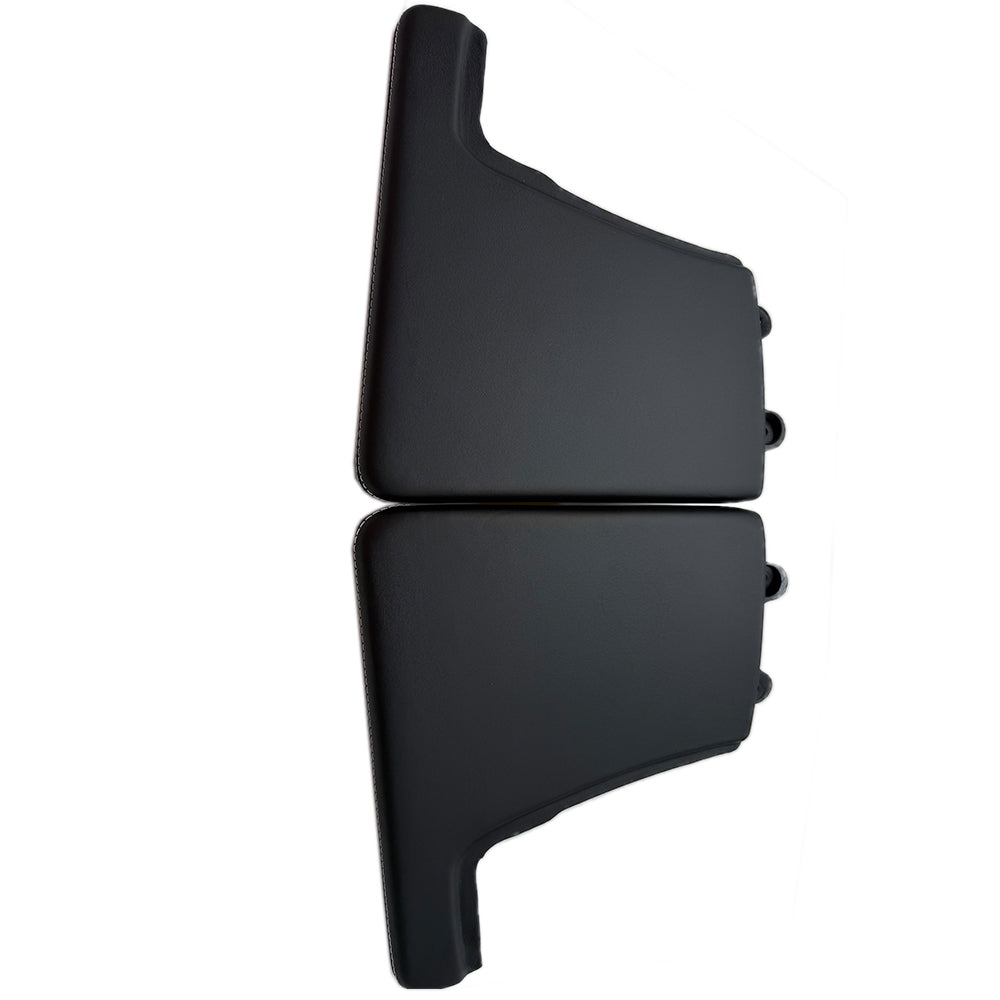 Porsche 997 GT3 RS / GT2 RS / Turbo S Center Console Trim – Black Leather, GT Silver Stitching