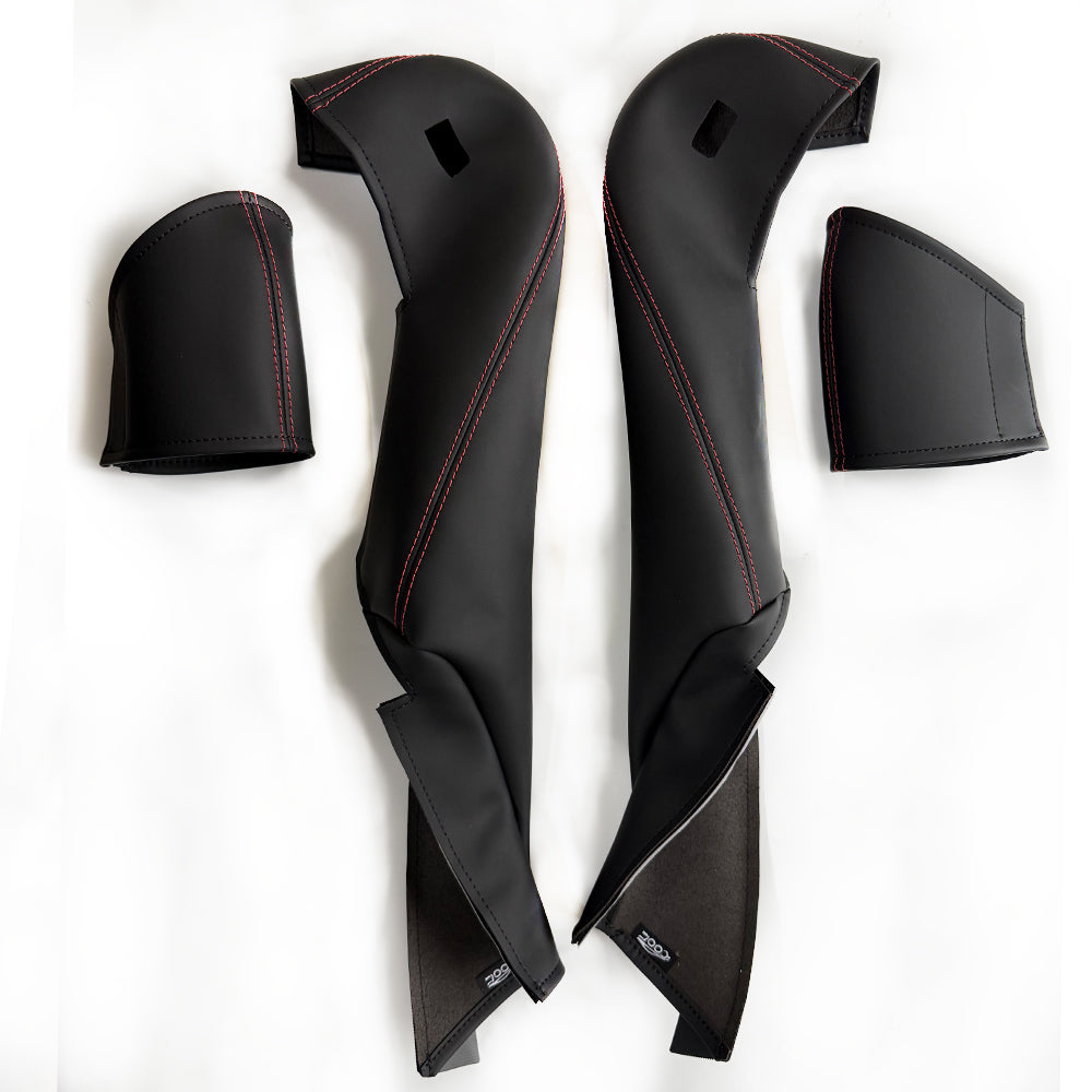 Side bolster protector set for Porsche 911/918 bucket seats