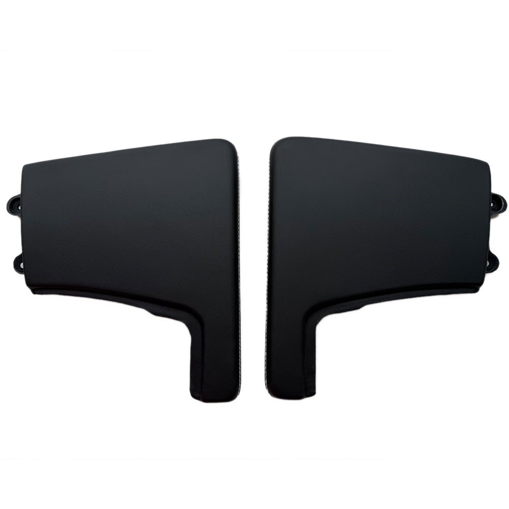 Porsche 997 GT3 RS / GT2 RS / Turbo S Center Console Trim – Black Leather, GT Silver Stitching
