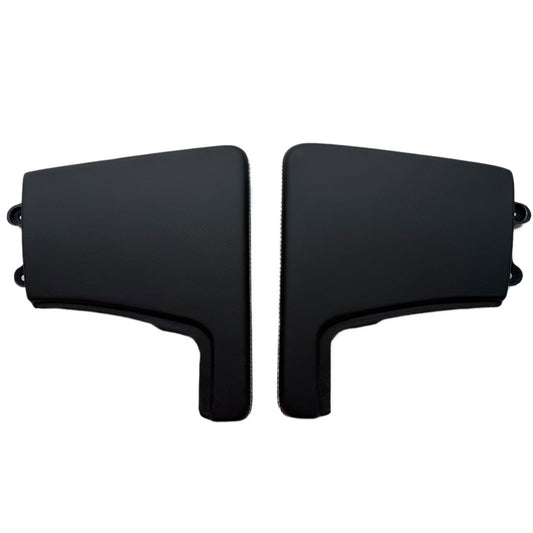 Porsche 997 GT3 RS / GT2 RS / Turbo S Center Console Trim – Black Leather, GT Silver Stitching