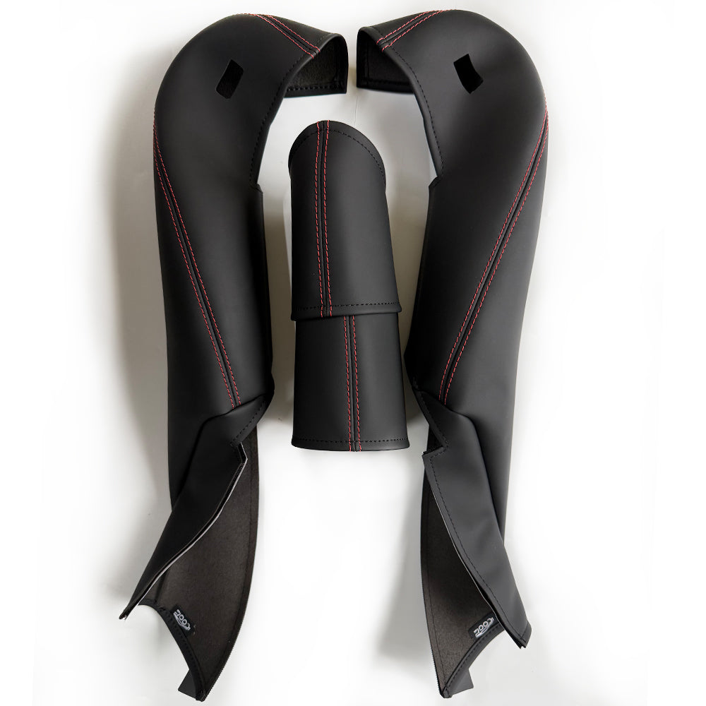 Side bolster protector set for Porsche 911/918 bucket seats
