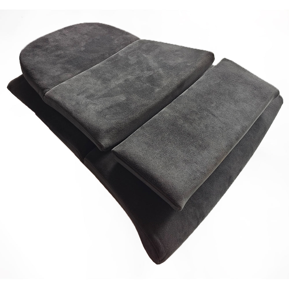 Carbon Black Alcantara/Race-Tex Center Seat Insert Cover (NO FOAM) For Porsche Folding Carbon Fiber Bucket Seats | Fit All 911 996 997 987 981 991 992 Models