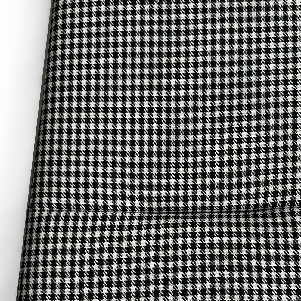 Black & White Houndstooth Seat Inserts with Foam Cushioning for Porsche Bucket Seats