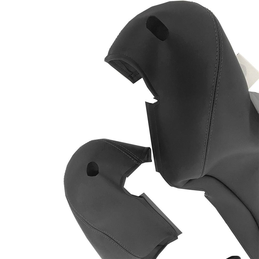 Side bolster protector set for Porsche 911/918 bucket seats——Black stitching