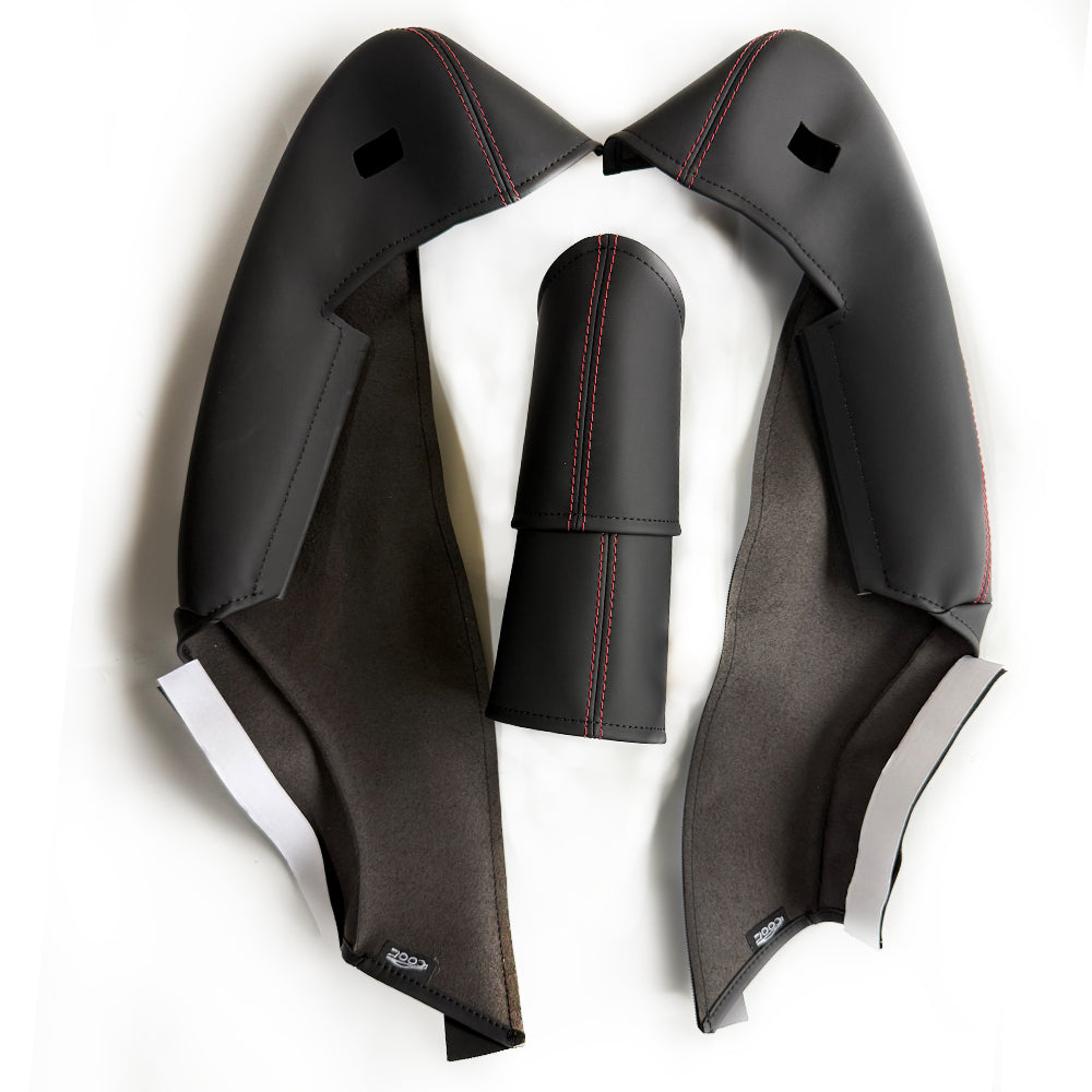 Side bolster protector set for Porsche 911/918 bucket seats