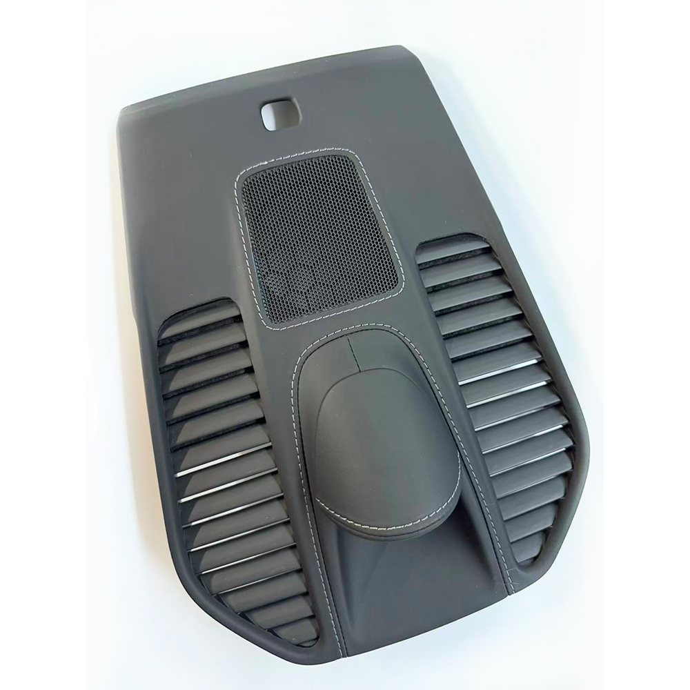 Porsche 911 Leather Chronograph Cover – Black Leather with Dark grey Stitching (OEM Base Stopwatch Cover)