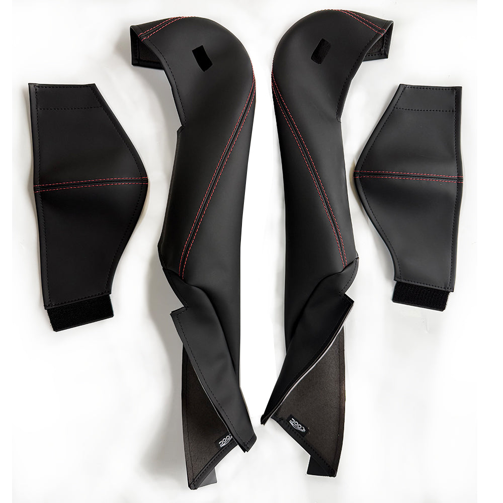 Side bolster protector set for Porsche 911/918 bucket seats
