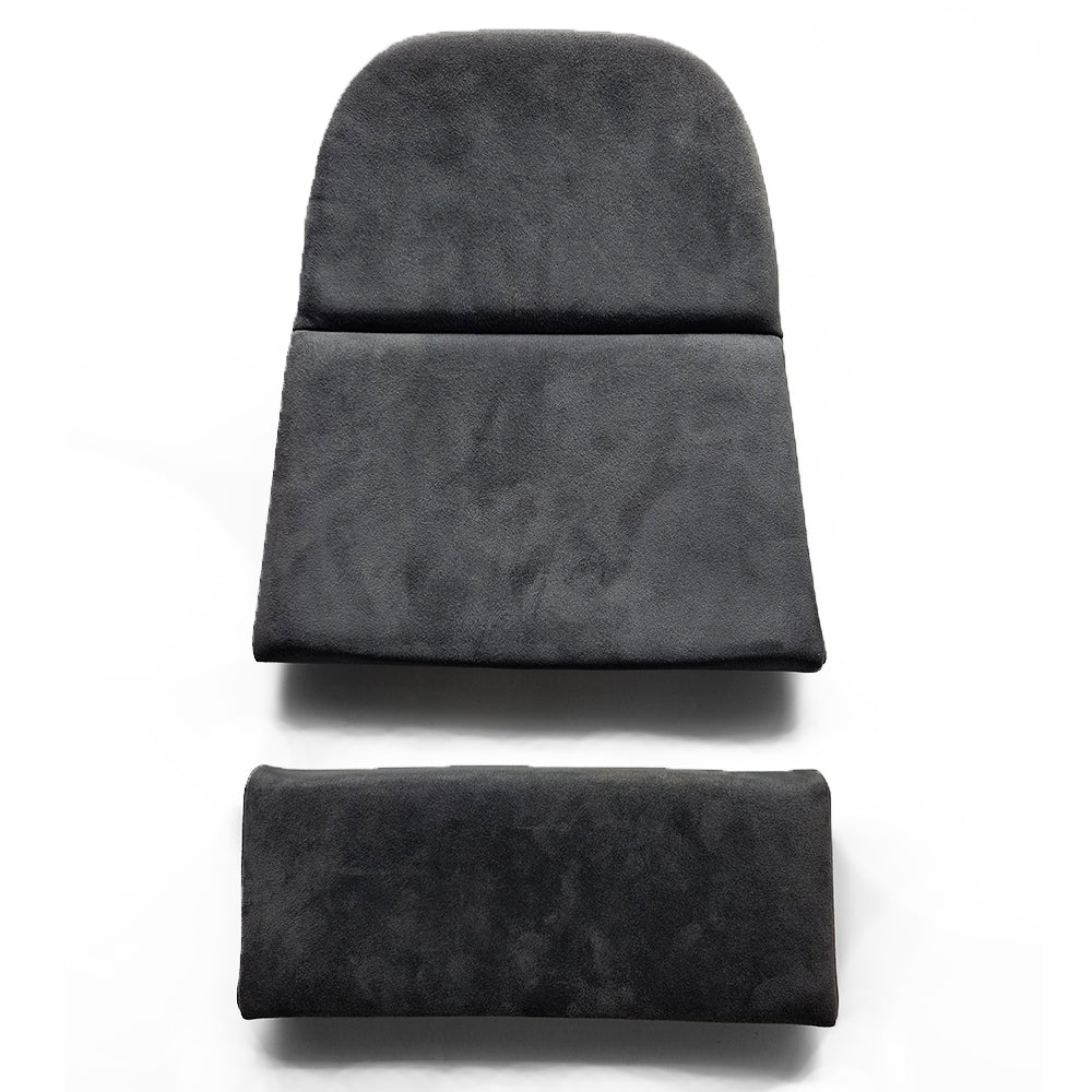 Carbon Black Alcantara/Race-Tex Center Seat Insert Cover (NO FOAM) For Porsche Folding Carbon Fiber Bucket Seats | Fit All 911 996 997 987 981 991 992 Models