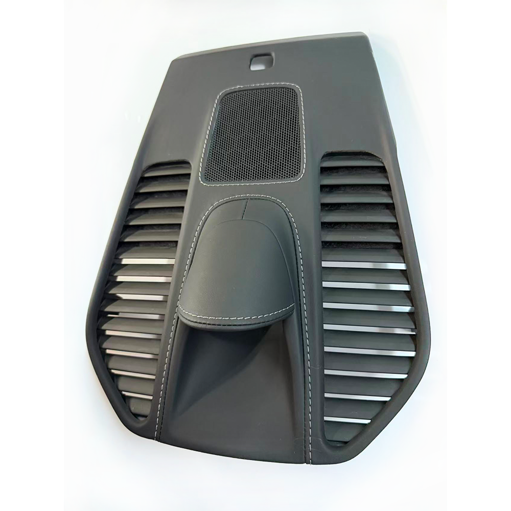 Porsche 911 Leather Chronograph Cover – Black Leather with Dark Grey Stitching (OEM Base Stopwatch Cover)