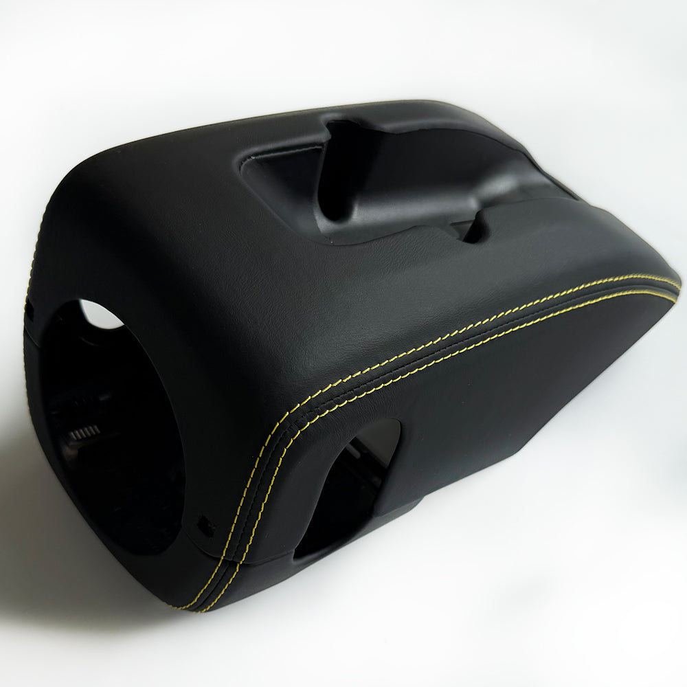 Custom Leather Wrapped Steering Column Cover for Porsche 911 991 (Manual Steering Column Version) – OEM Trim Upgrade