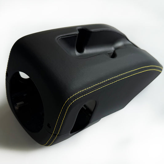 Custom Leather Wrapped Steering Column Cover for Porsche 911 991 (Manual Steering Column Version) – OEM Trim Upgrade