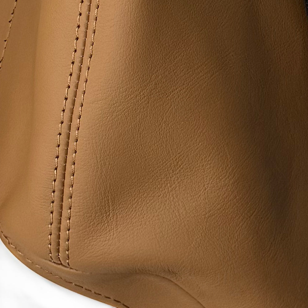 Cognac Leather Side Bolster Protector Set for Porsche Racing Bucket Seats