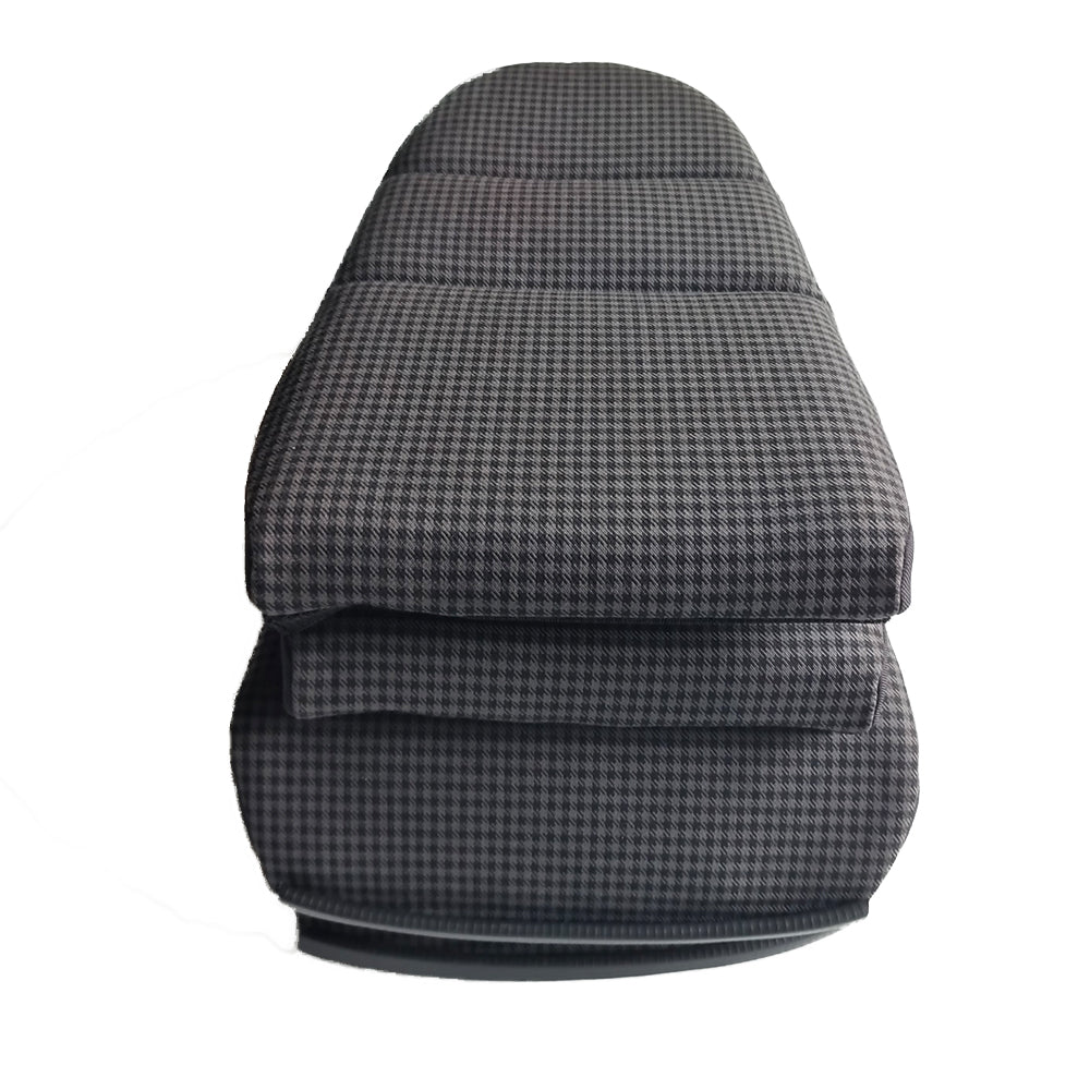 Black & Grey Houndstooth Seat Inserts with Foam Cushioning for Porsche Bucket Seats